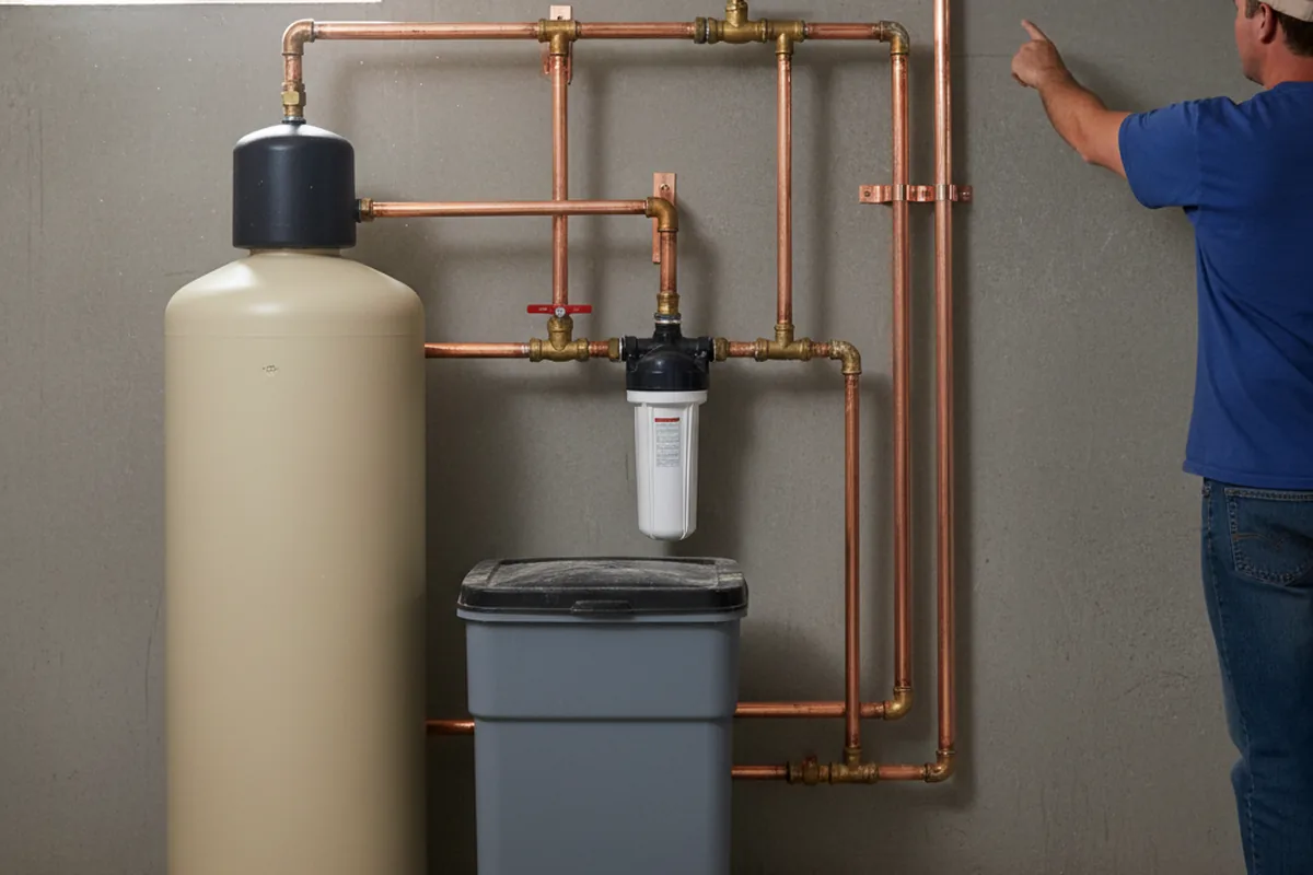 Whole-house water treatment system installed in Copeland